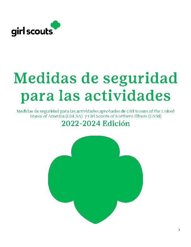 Safety Checkpoints Girl Scouts of Northern Illinois