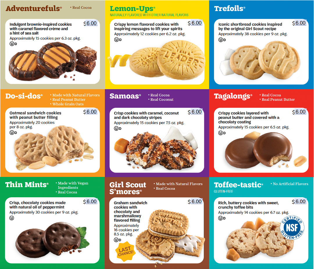 GSNI Cookie Resources Girl Scouts of Northern Illinois