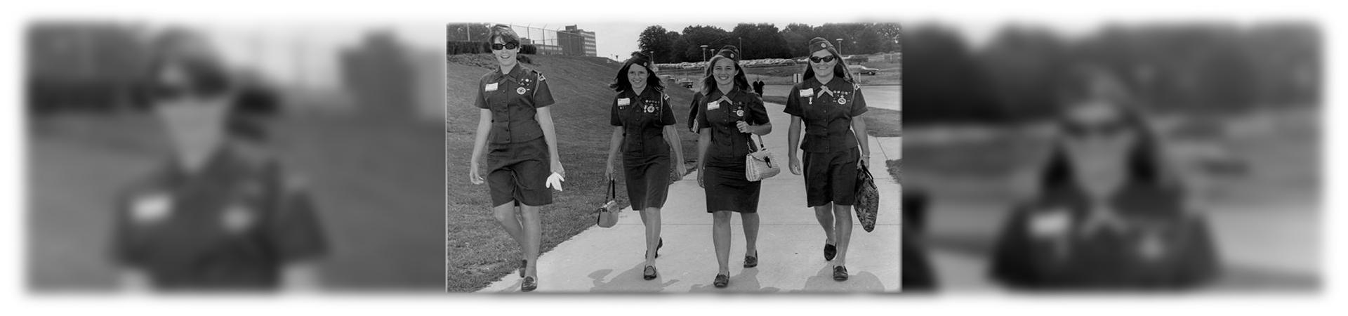  historic photo girl scout staff 